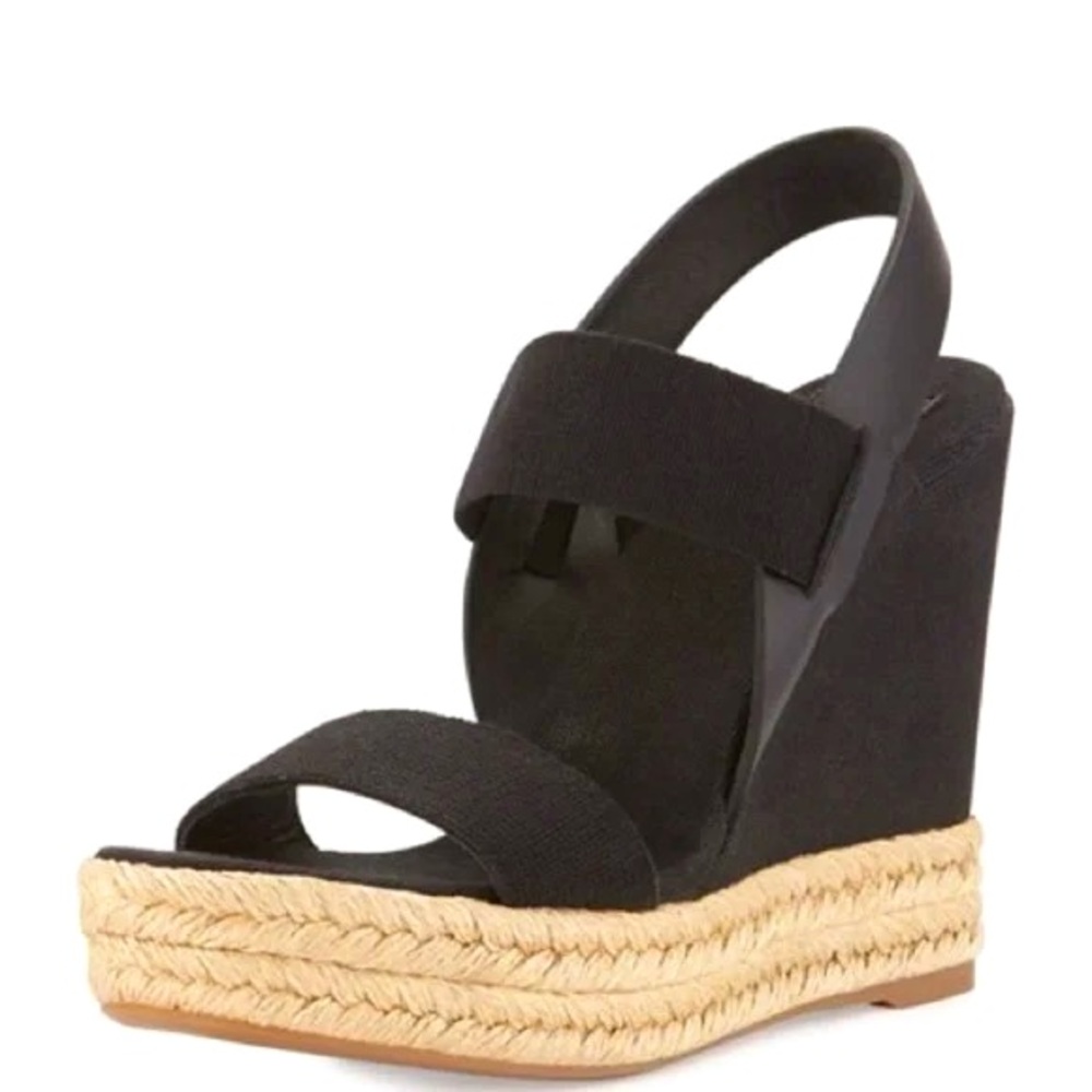 Tory Burch Black Wedges